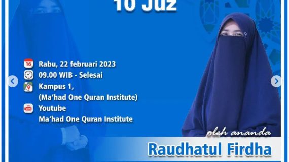 Tasmi Quran 10 juz : Raudhatul Firdha