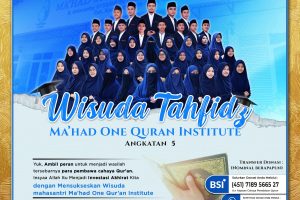 Wisuda mahasantri Ma’had One Qur’an Institute