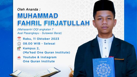 Tasmi’ Al-Quran 10 Juz : Muhammad Fahril Firjatullah