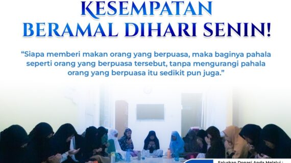 Kesempatan Beramal dihari Senin