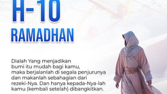 10 Hari Menuju Ramadhan 1445 Hijriyah