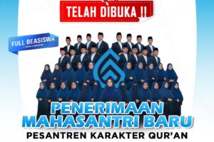 PENERIMAAN MAHASANTRI BARU ONE QURAN INSTITUTE ANGKATAN 9 TAHUN AJARAN 2025/2026