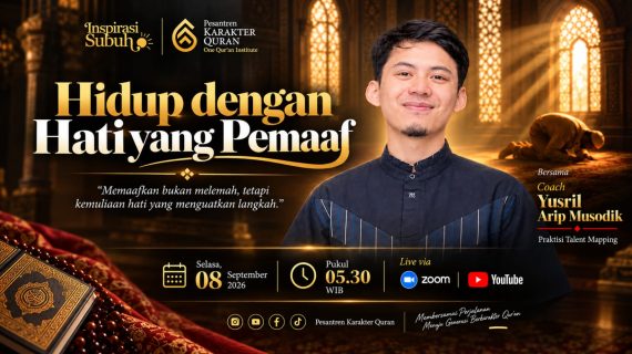 Hidup dengan Hati yang Pemaaf